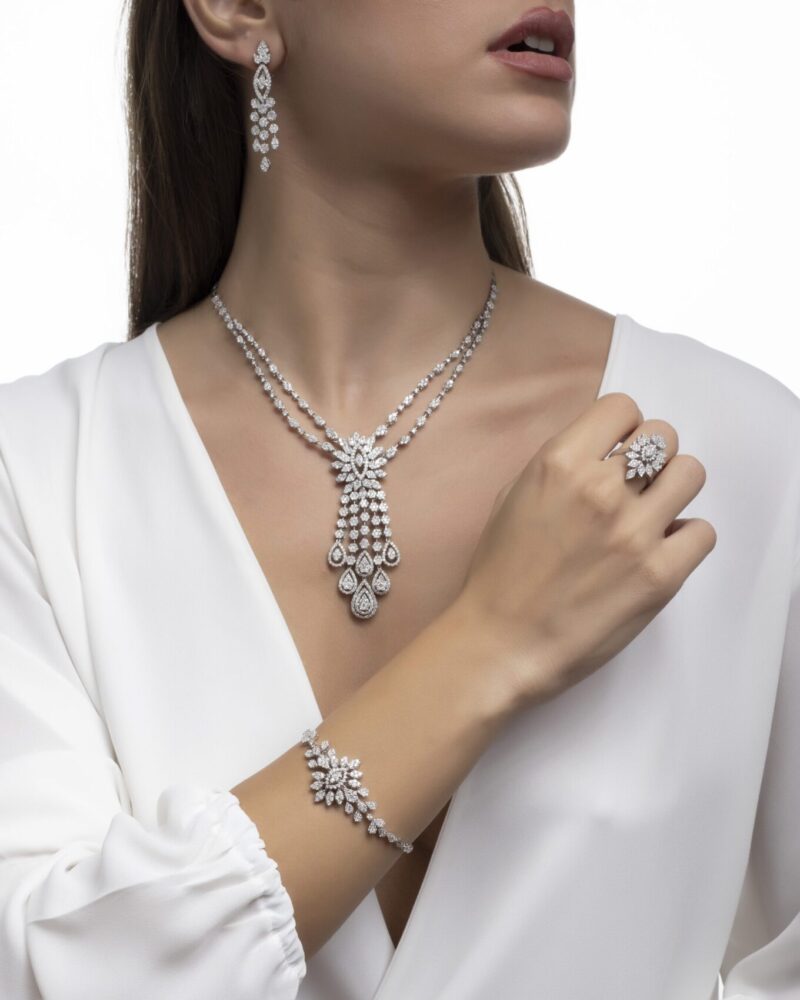 Bridal Diamond Necklace - Image 2