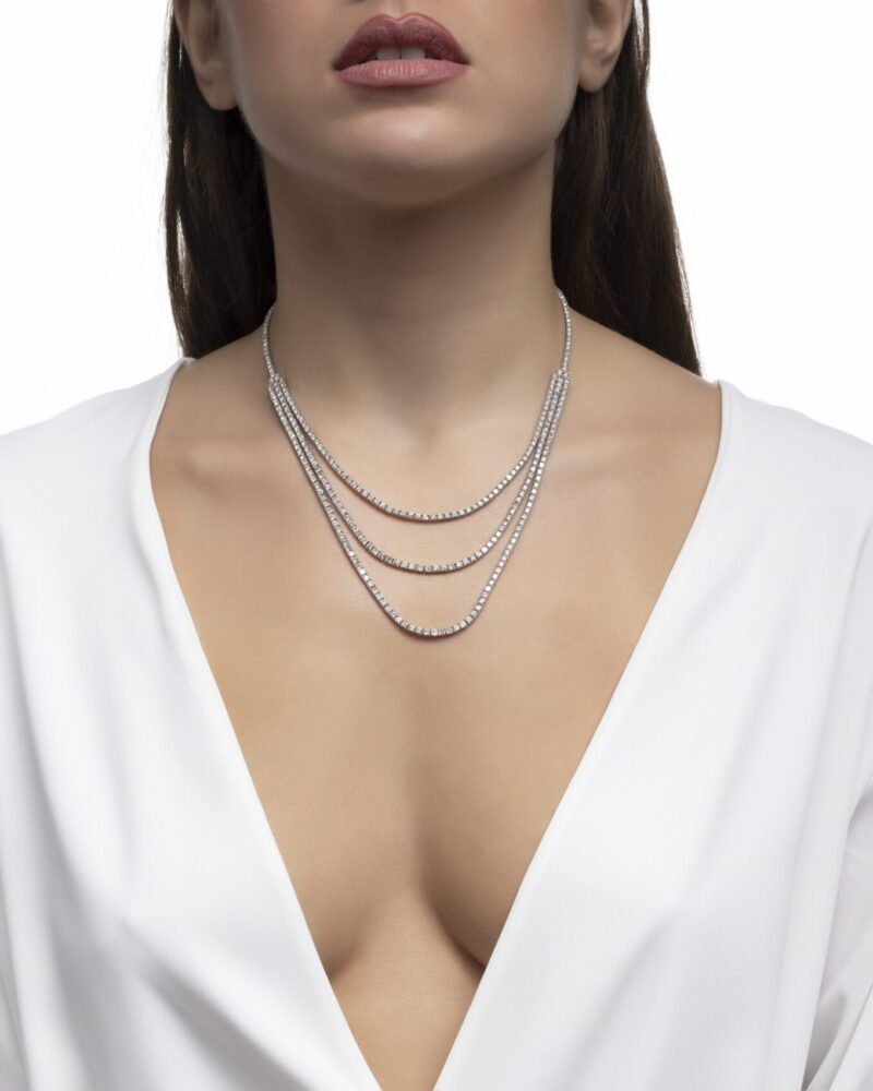 Classic Diamond Necklace - Image 2