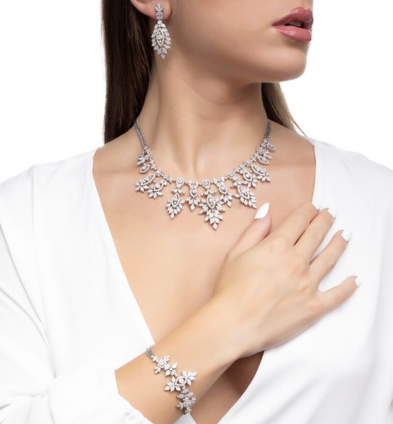 Bridal Diamond Earrings - Image 3