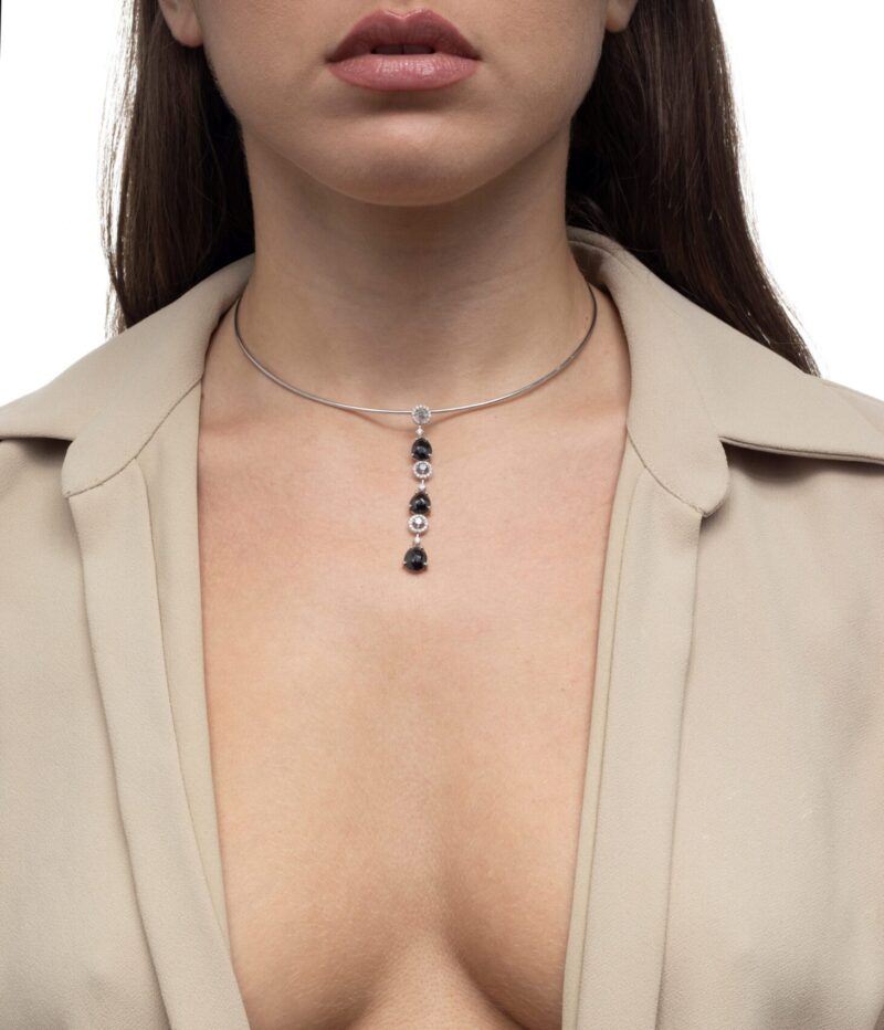 Daily Dazzle Diamond Necklace with Fancy Diamond - Image 3