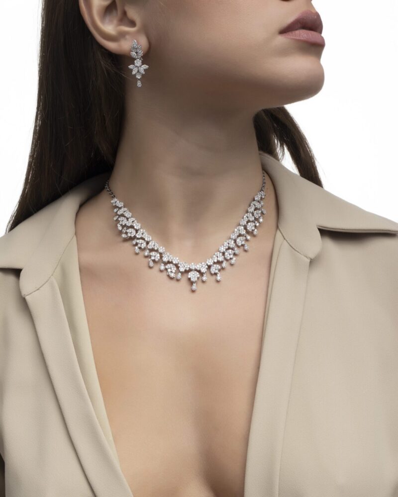 Bridal Diamond Necklace - Image 2