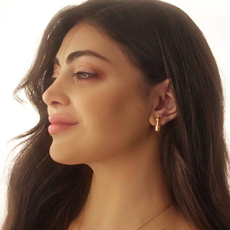 Chess Diamond Earrings - Image 2
