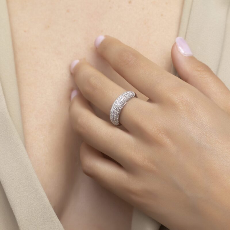 Wedding Band Diamond Ring - Image 2