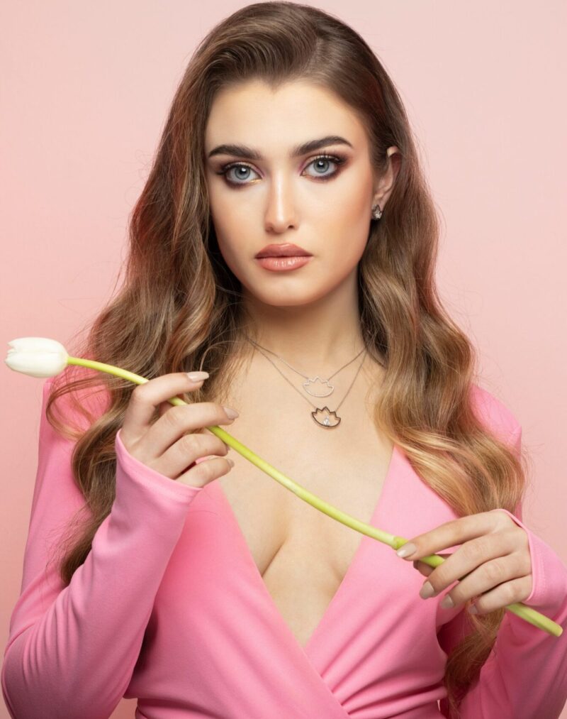 Lotus Diamond Necklace - Image 2