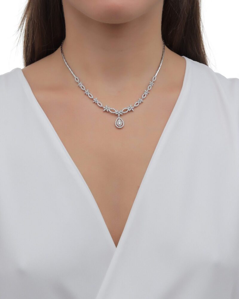 Classic Diamond Necklace - Image 2