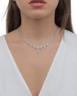 Bridal Diamond Necklace - Image 2