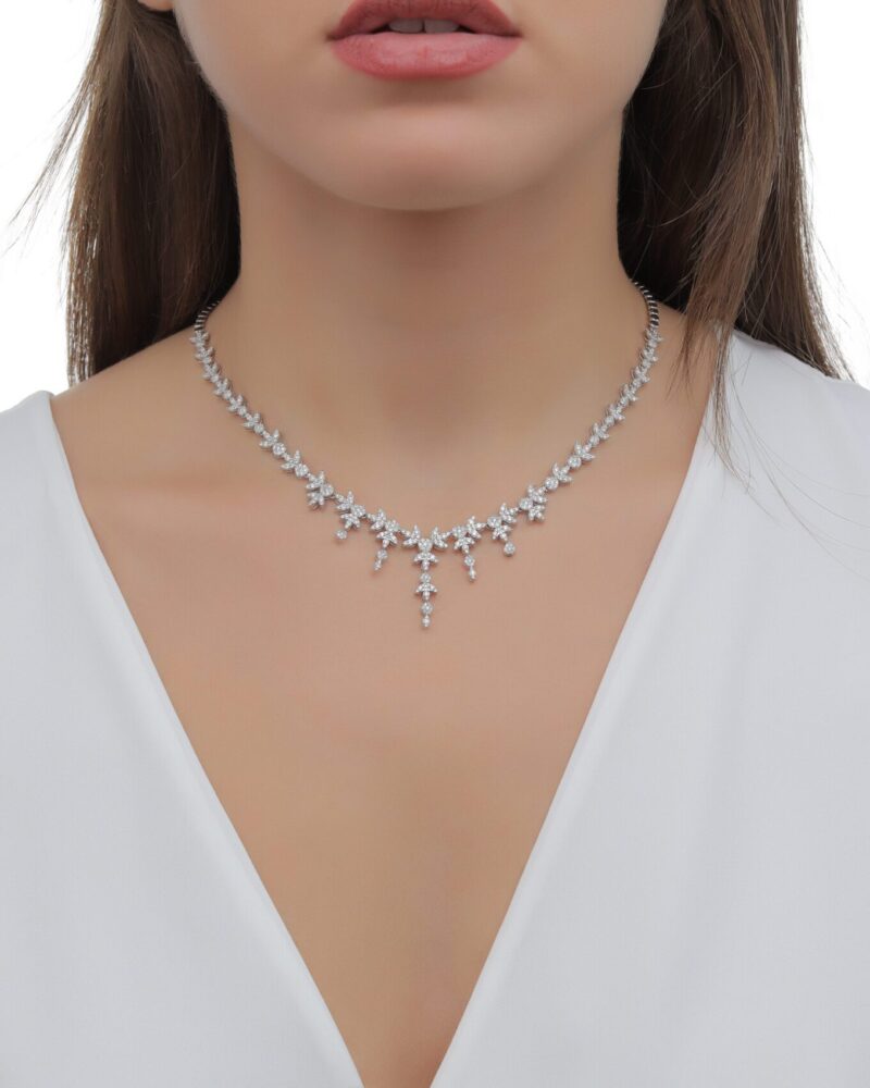 Bridal Diamond Necklace - Image 2