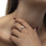 Classic Diamond Ring with Baguette Diamond - Image 2