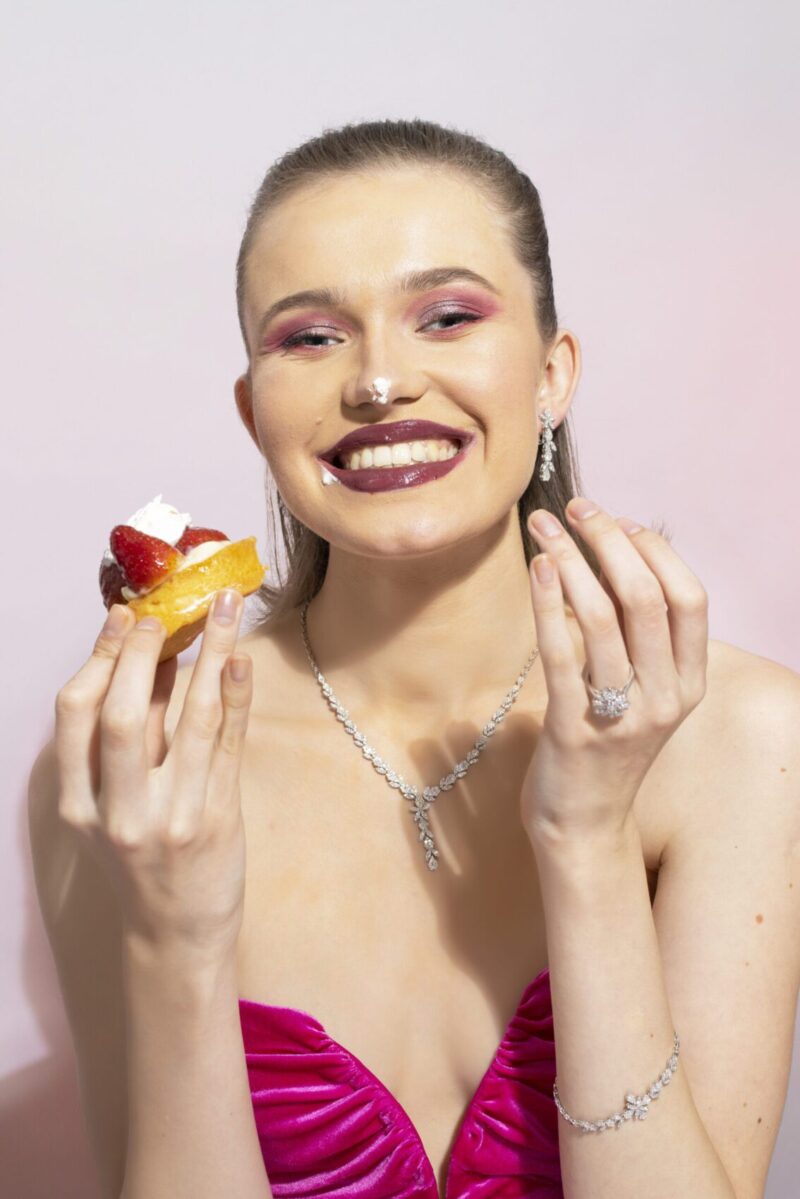 Classic Diamond Necklace - Image 3