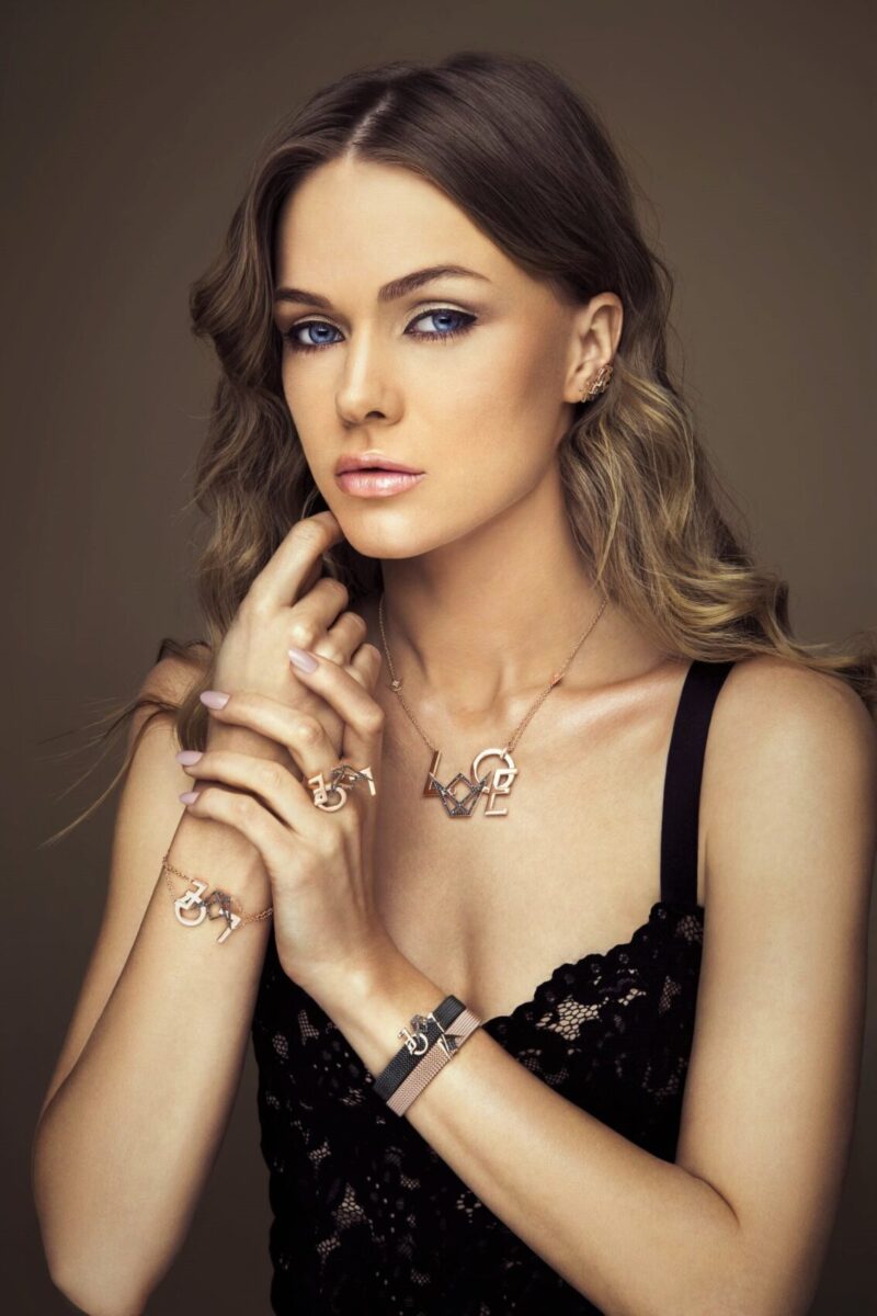 Emblem Love Bracelet with Black Diamond and Stainless - Image 3