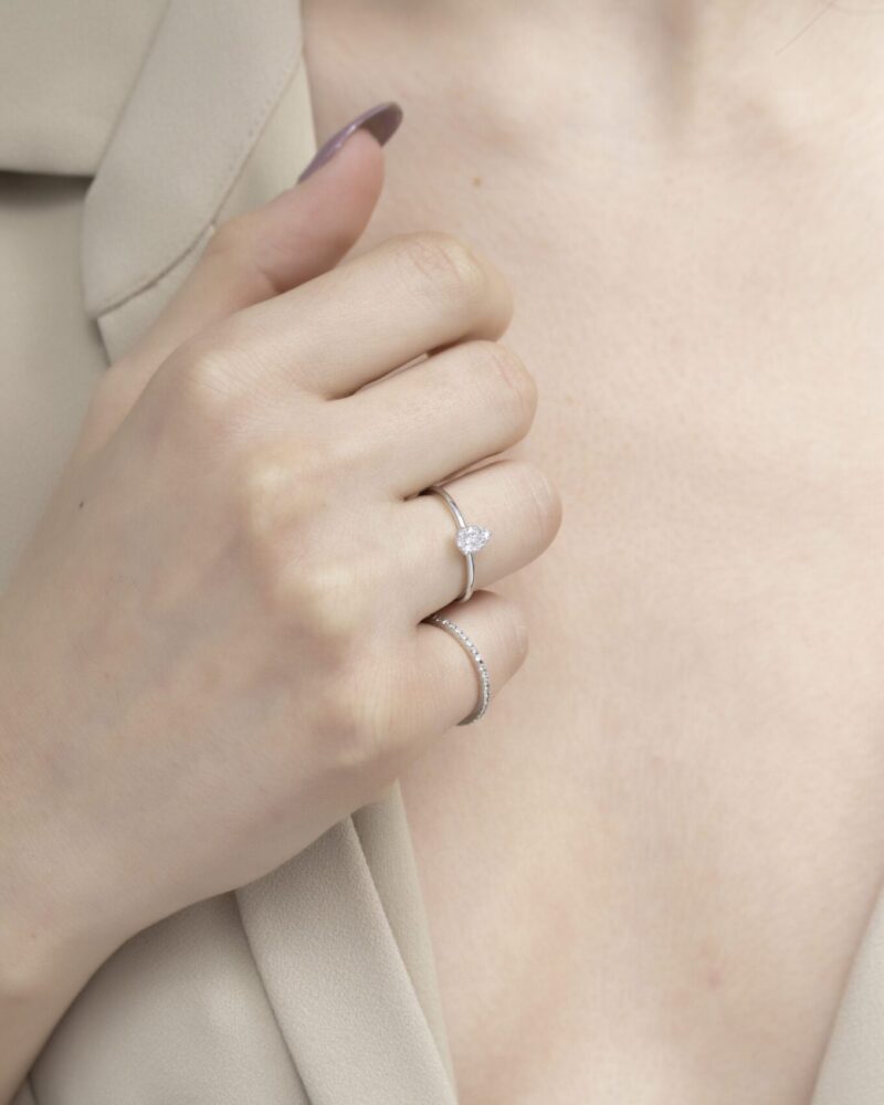 Wedding Band Diamond Ring - Image 2