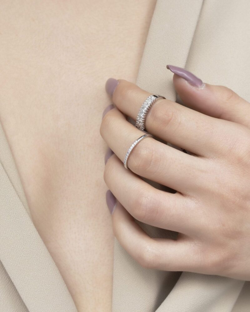Wedding Band Diamond Ring - Image 2