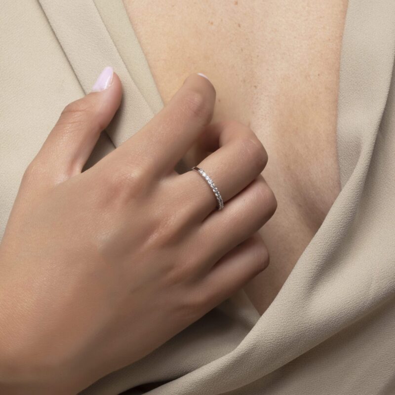 Wedding Band Diamond Ring - Image 2