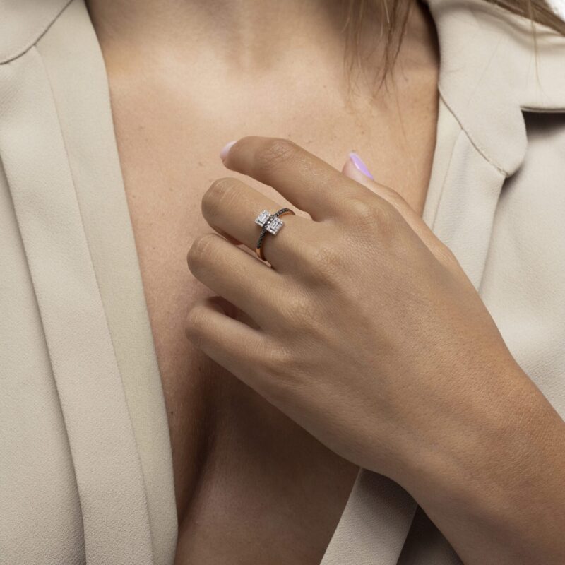 Daily Dazzle Diamond Ring with Baguette and Fancy Diamond - Image 2