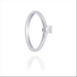 Solitaire Diamond Engagement Ring - Image 3