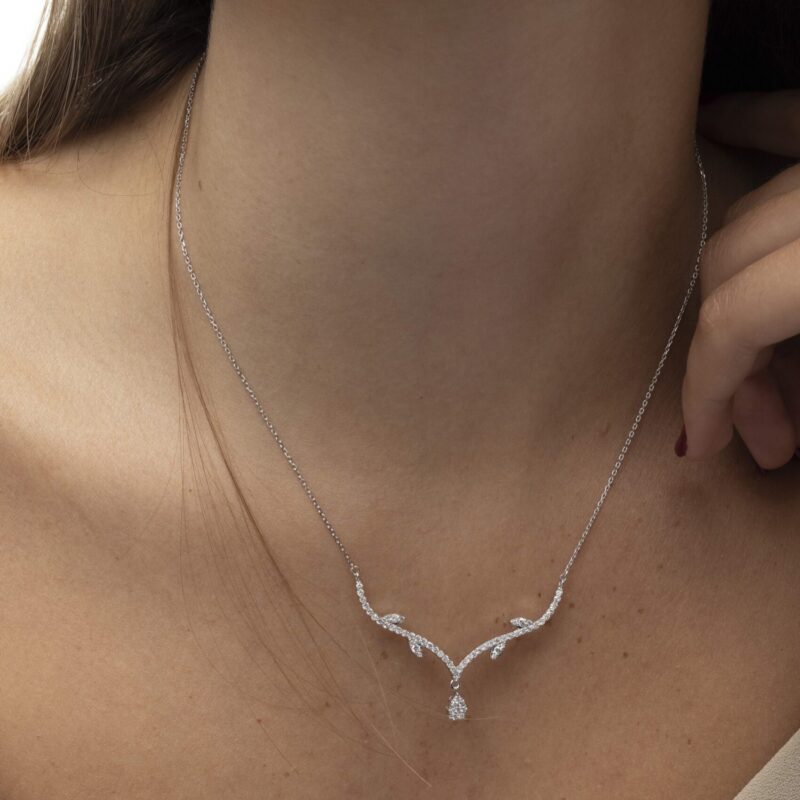 Classic Diamond Necklace - Image 2