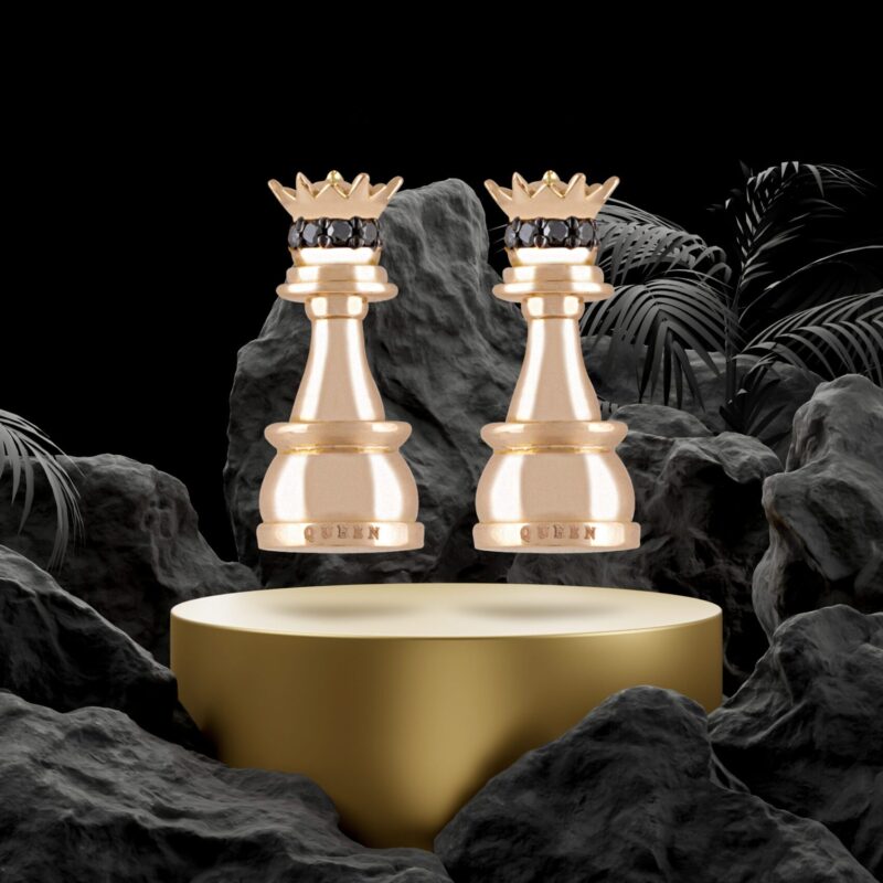 Chess Diamond Earrings - Image 3