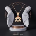 Dice MOM Gold Necklace - Image 3