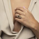 Daily Dazzle Ring with Fancy Brown and Black Diamond - Image 2