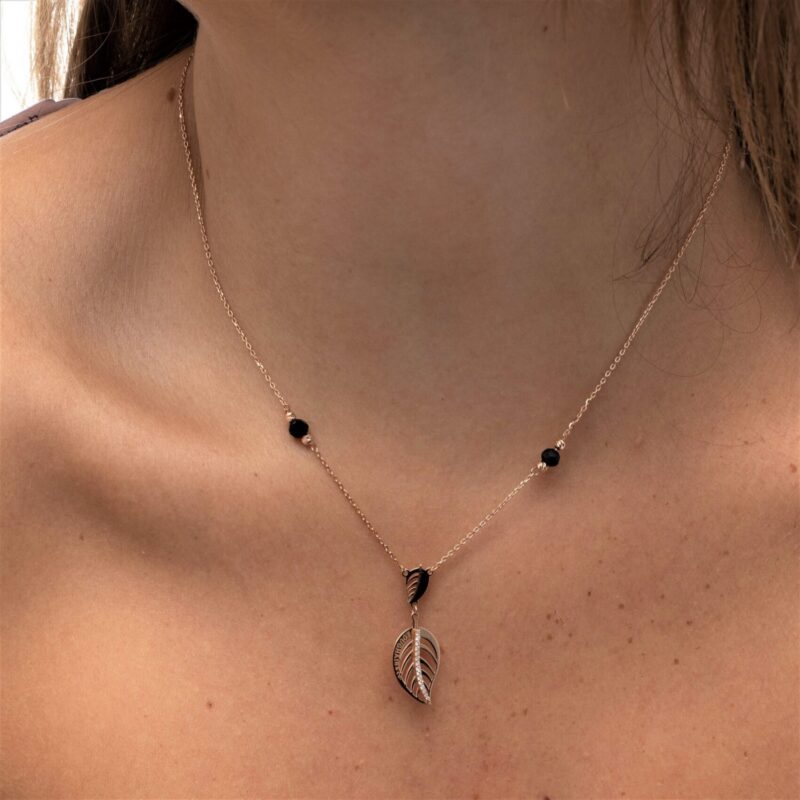 Leaves Diamond Necklace - Image 2