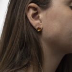 Daily Dazzle Diamond Earrings with Heart Precious Colors - Image 3