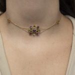 Daily Dazzle Diamond Choker Necklace with Precious Colors - Image 3