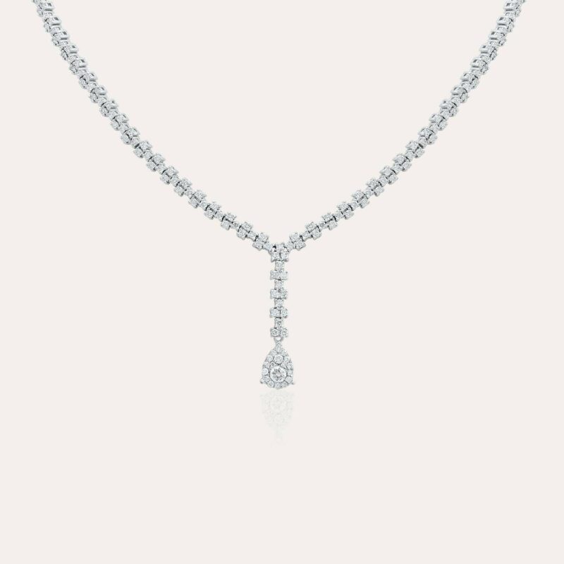 Bridal Diamond Necklace - Image 3