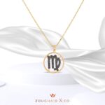 Zodiac Black Diamond Necklace Virgo - Image 2