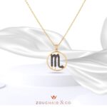 Zodiac Black Diamond Necklace Scorpio - Image 2