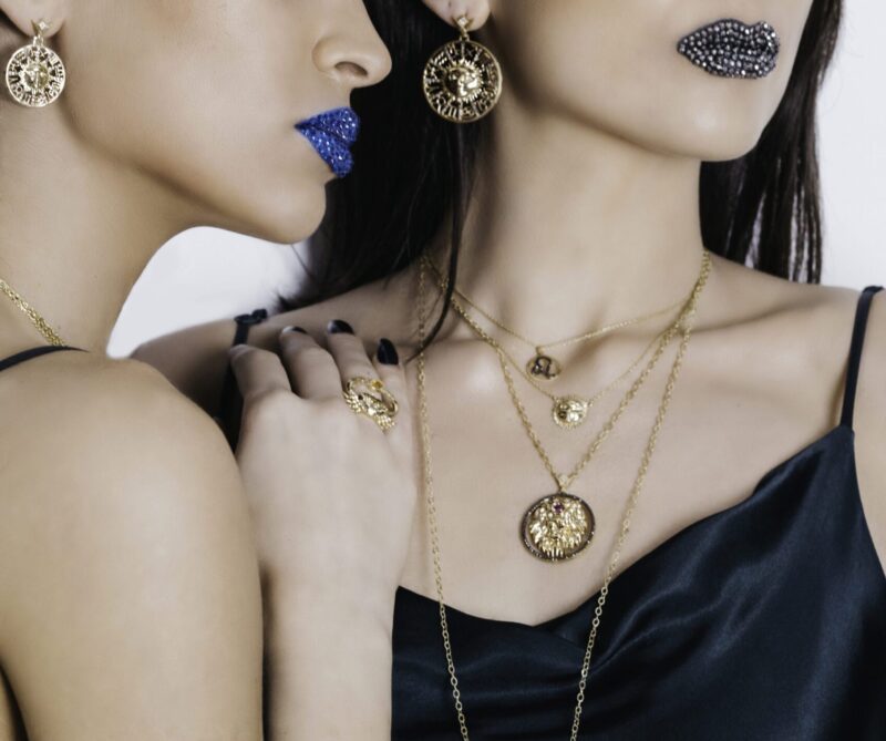 Zodiac Black Diamond Necklace Leo - Image 2