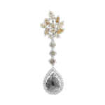 Daily Dazzle Diamond Earrings with Fancy Diamond - Image 2
