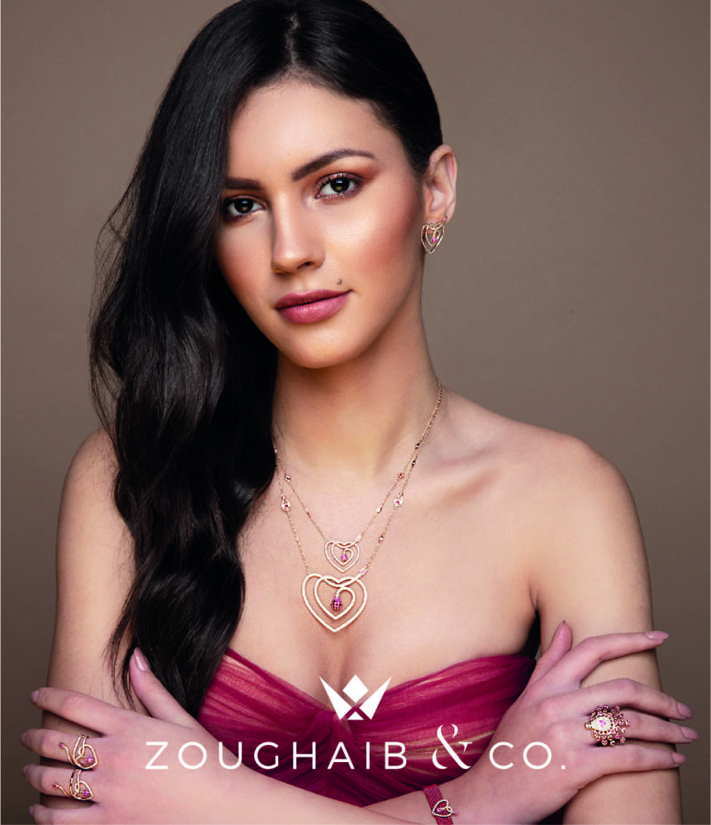 Light Diamond Ring Love with Ruby and Fancy Diamond - Image 3