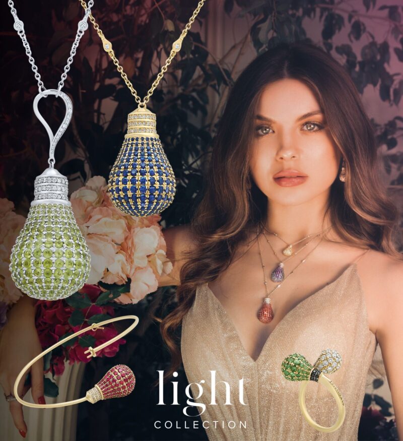Light Diamond Bracelet with Ruby - Image 2