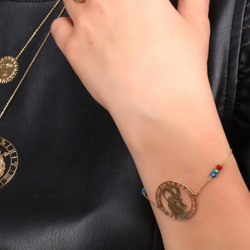Zodiac Gold Bracelet Capricorn - Image 3