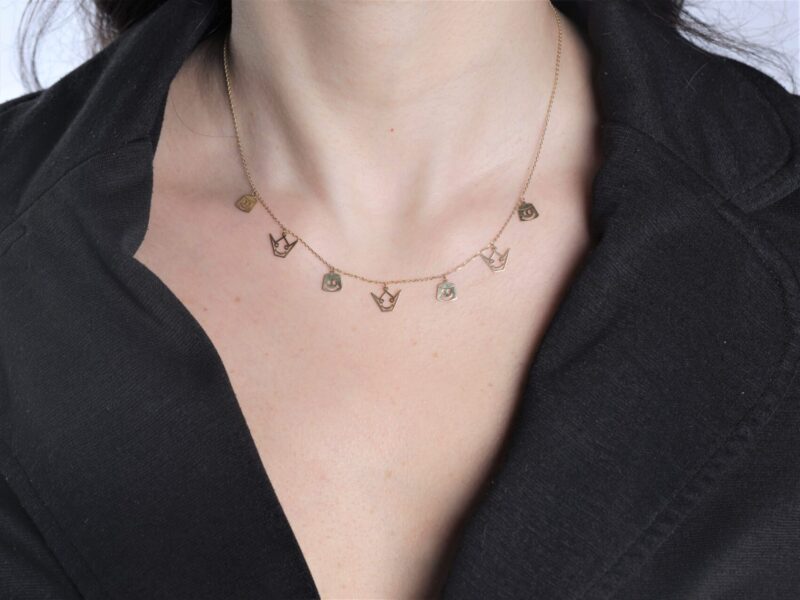 Daily Dazzle Gold Necklace smile designs - Image 2