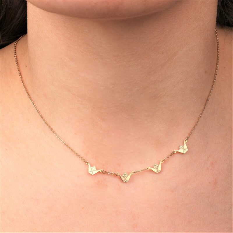 Emblem Gold Necklace - Image 2