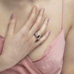 Classic Diamond Ring with Marquise Diamond - Image 2