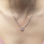 Classic Diamond Necklace with Marquise Diamond - Image 2