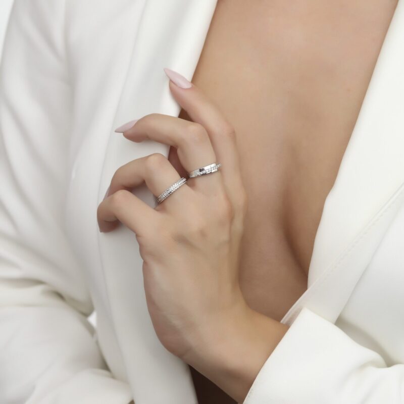 Wedding Band Diamond Ring - Image 3