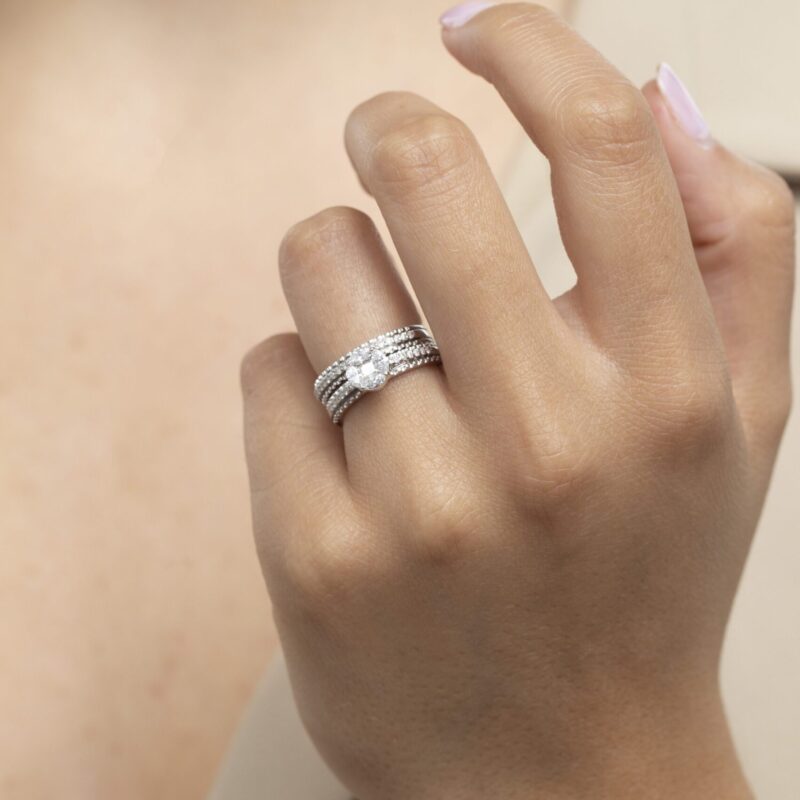Wedding Band Diamond Ring - Image 2