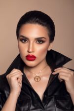 Zodiac Diamond Necklace Aries with Sapphire and Precious Stone - Image 2