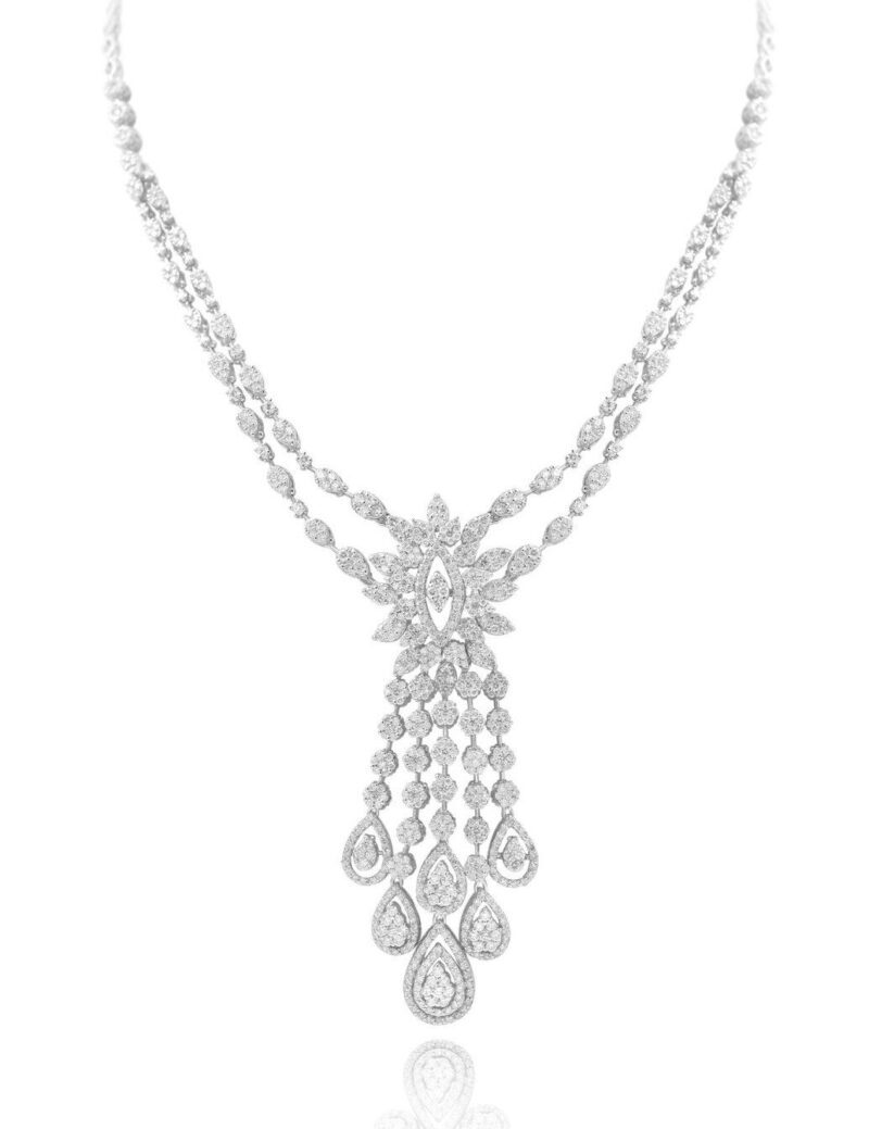 Bridal Diamond Necklace - Image 3