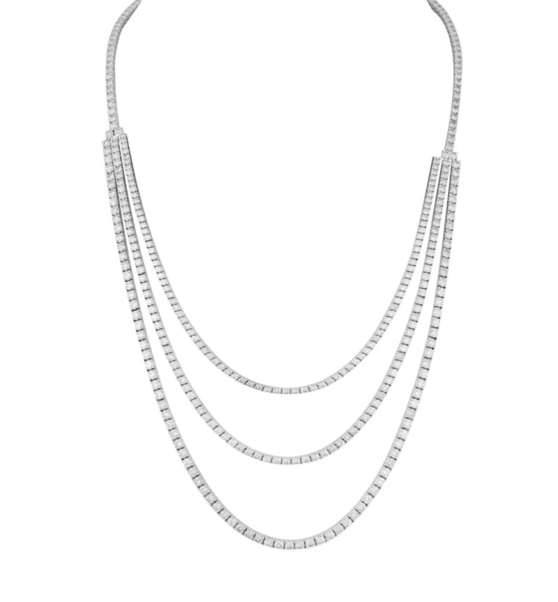 Classic Diamond Necklace - Image 3