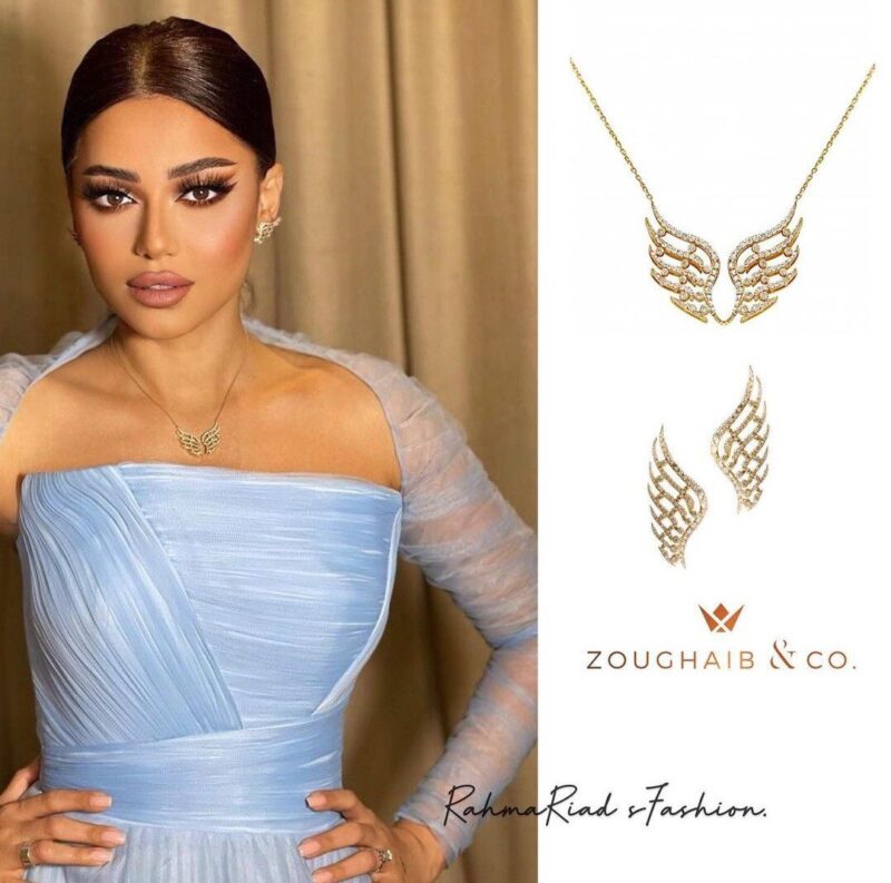 Fairy Taile Diamond Necklace Wings - Image 2