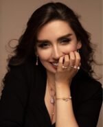 Light Diamond Ring with Fancy Brown Diamond - Image 2