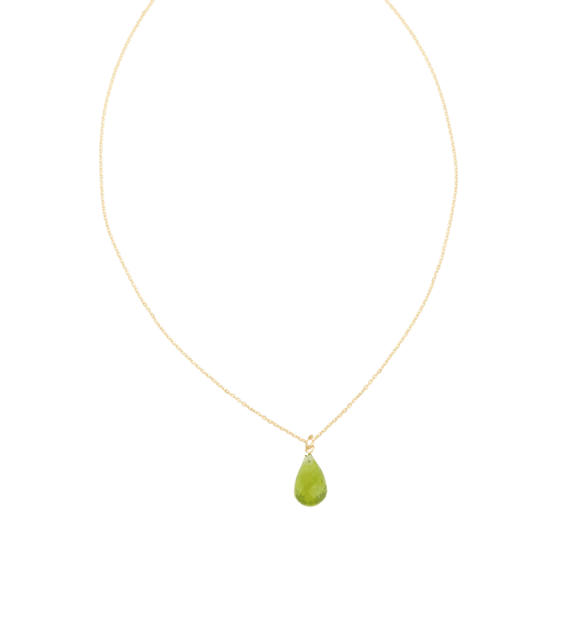 Daily Dazzle Gold Necklace with Precious Colors - Image 2