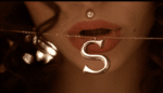 Initials Fancy Black Diamond Necklace S - Image 3