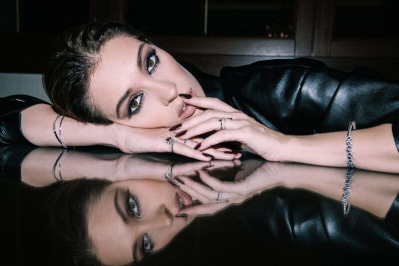 Classic Diamond Ring with Fancy Black Diamond - Image 2