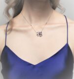 Daily Dazzle Diamond Necklace with Fancy Diamond and Ruby - Image 3