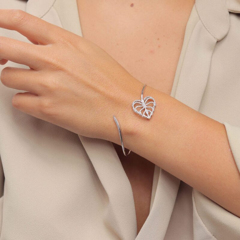 Leaves Diamond Bracelet - Image 2
